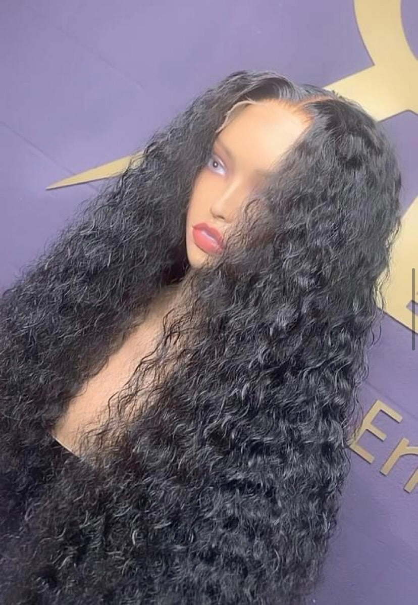 Nefertiti Deep Wave Lace Closure Wig